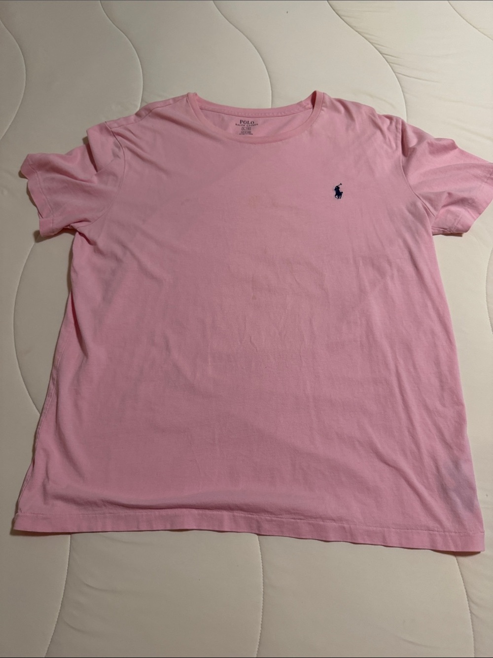 Polo by Ralph Lauren Men's Classic Crew Neck T-Shirt — Pink